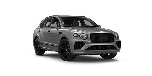 Bentley Porto Bentley Bentayga SUV in Silverlake paint front 34